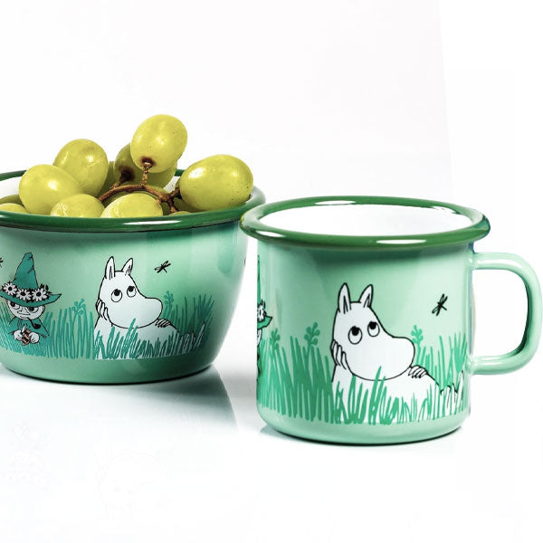 Moomin Enamel Mug - In the Garden 0.25L