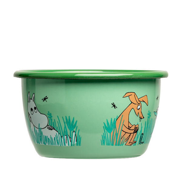 Moomin Enamel Bowl - In the Garden 0.3L
