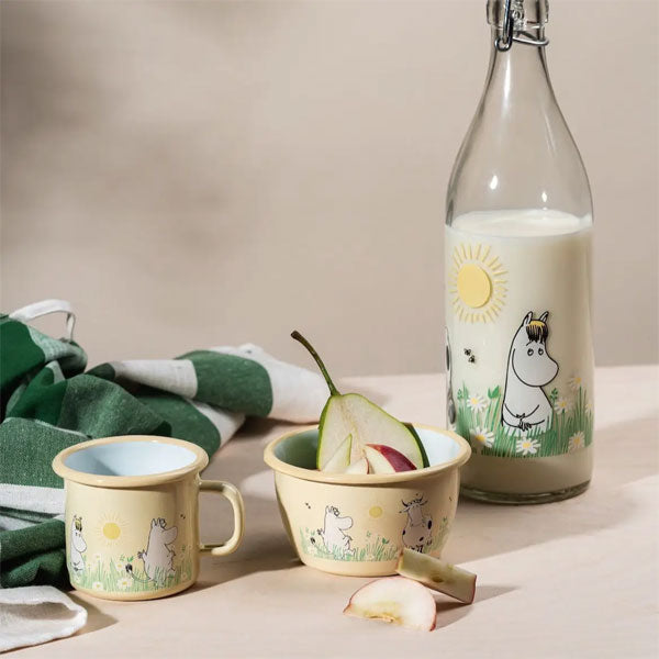 Moomin Enamel Bowl -  Meadow 0.3L
