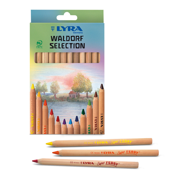 Lyra Waldorf Selection 12 Coloured Pencils