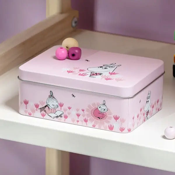 Moomin Tin Box - In the Garden Girls