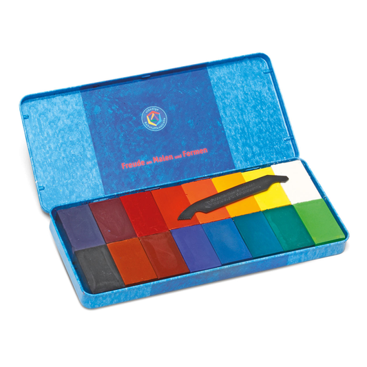 Stockmar 16 Blocks Crayons in Tin Case