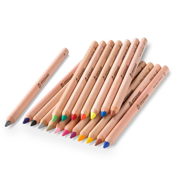 Stockmar Coloured Pencils Triangular Assortment 18+1