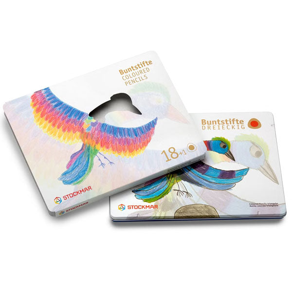 Stockmar Coloured Pencils Triangular Assortment 18+1