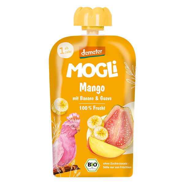MOGLi Organic Fruit Pouch - Mango Guava Banana