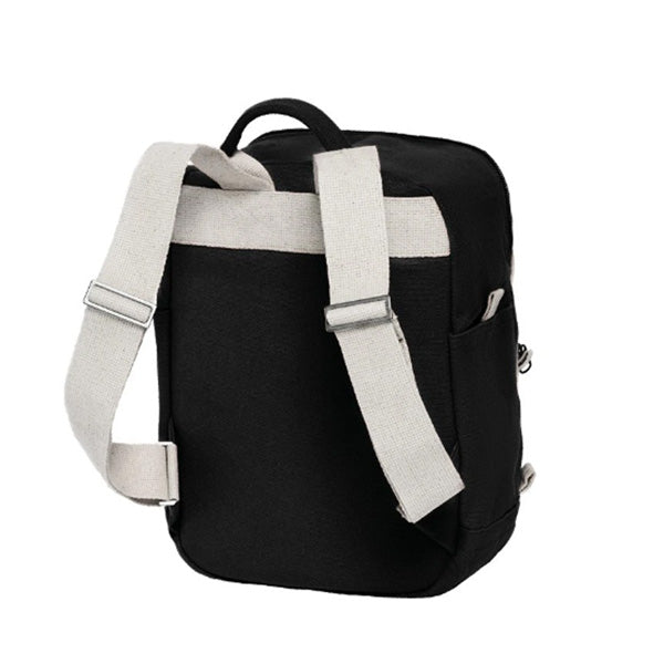 Mela Organic Cotton Mini Backpack Black