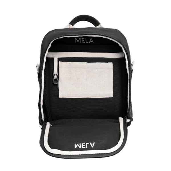 Mela Organic Cotton Mini Backpack Black