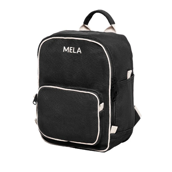 Mela Organic Cotton Mini Backpack Black