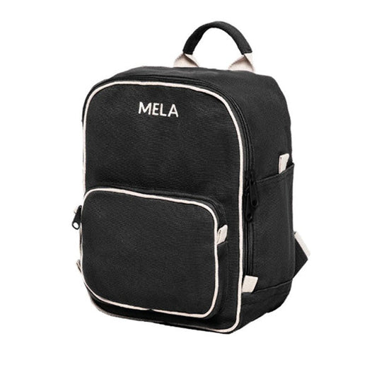 Mela Organic Cotton Mini Backpack Black