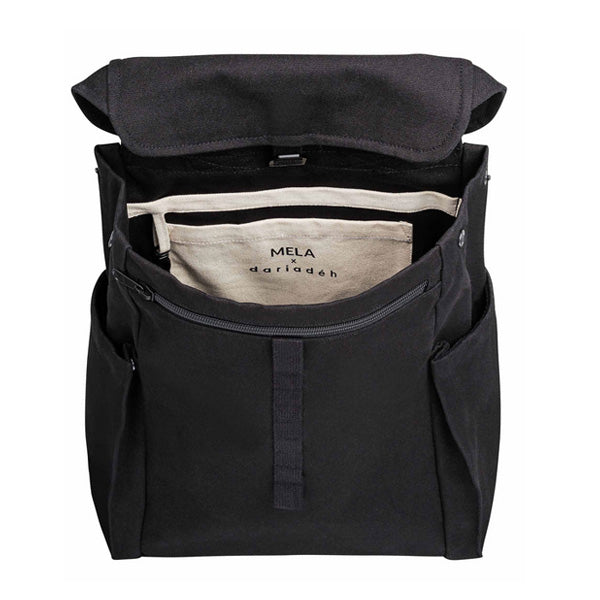 Mela x Dariadeh Organic Cotton Canvas Balamani Black