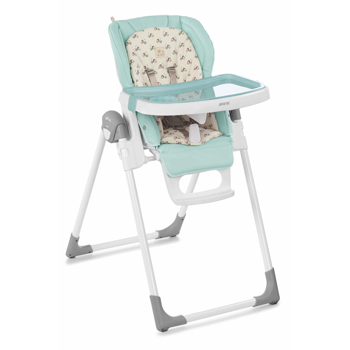 Jane Mila Leatherette Highchair, Forest Green