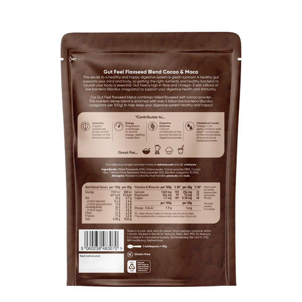 Naturya Gut Feel Flaxseed Blend Cacao Maca