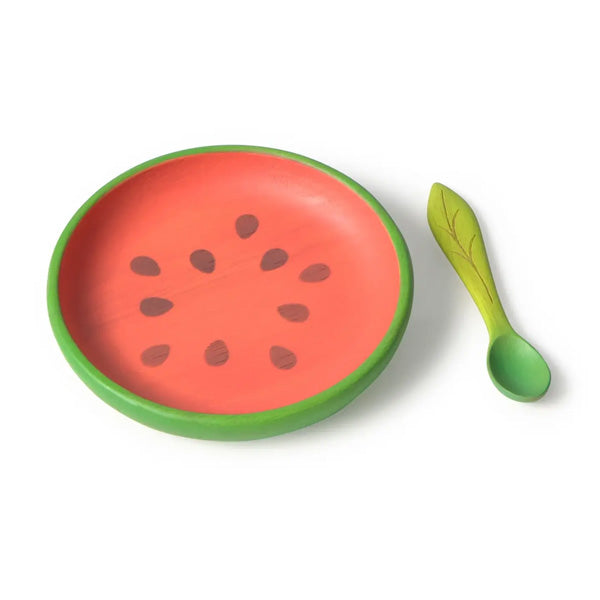Wally The Watermelon Plate & Spoon Set