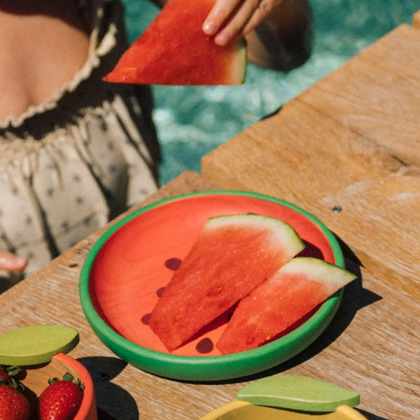 Wally The Watermelon Plate & Spoon Set