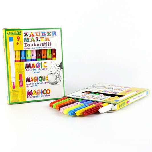 OkoNorm Magic Markers - 9 colours + 1