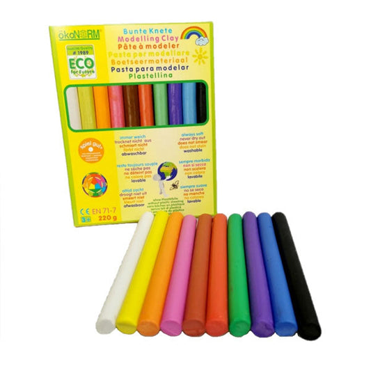 OkoNorm Always Soft Modelling Clay - 10 Colours