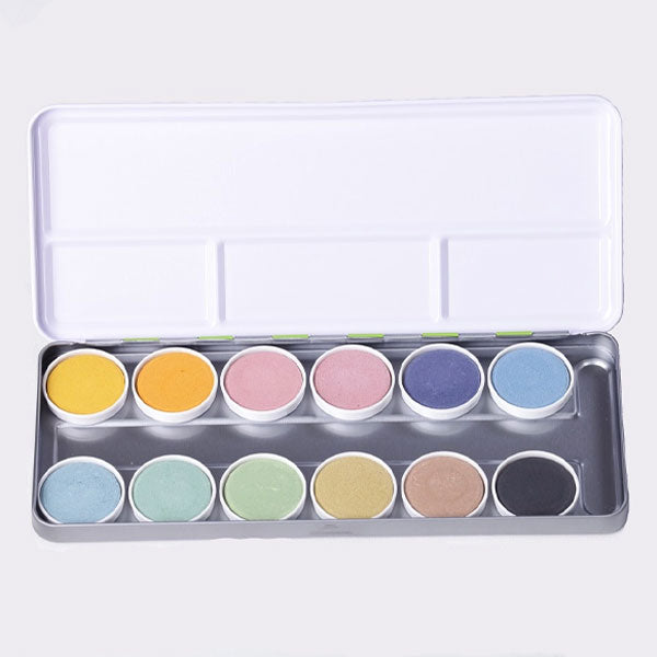 OkoNorm Nawaro Natural Watercolour Paintbox 12 Colours