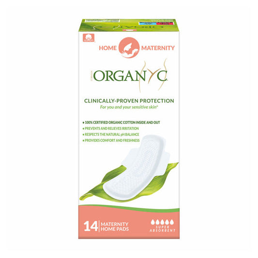 Organyc Organic Cotton Maternity Pads - Home Follow-on