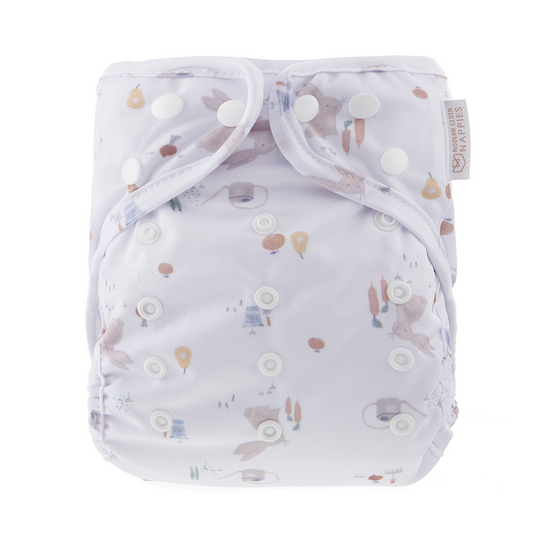 One Size Reusable Cloth Nappy Wrap - On The Allotment