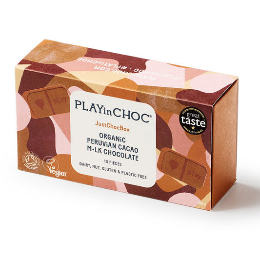 Playin Choc Organic Peruvian Cacao M•Lk Chocolate 100g