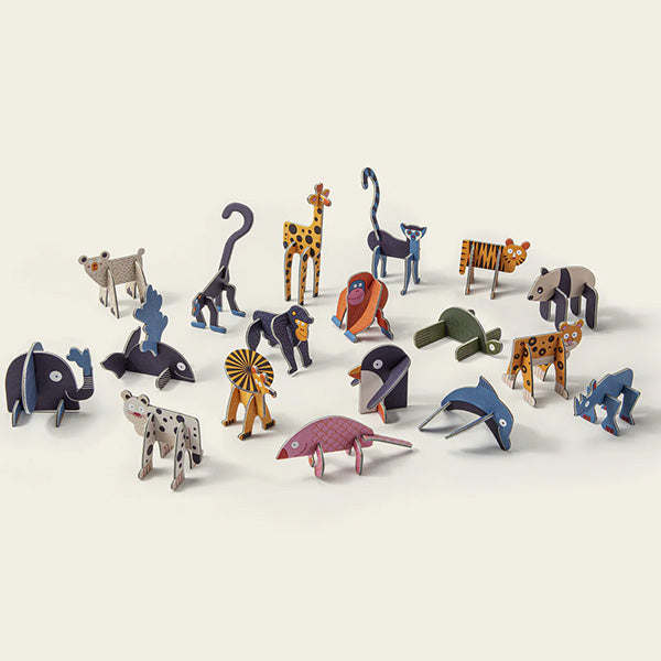 Playin Choc Organic Chocolate & Surprise Toy - Endangered Animals