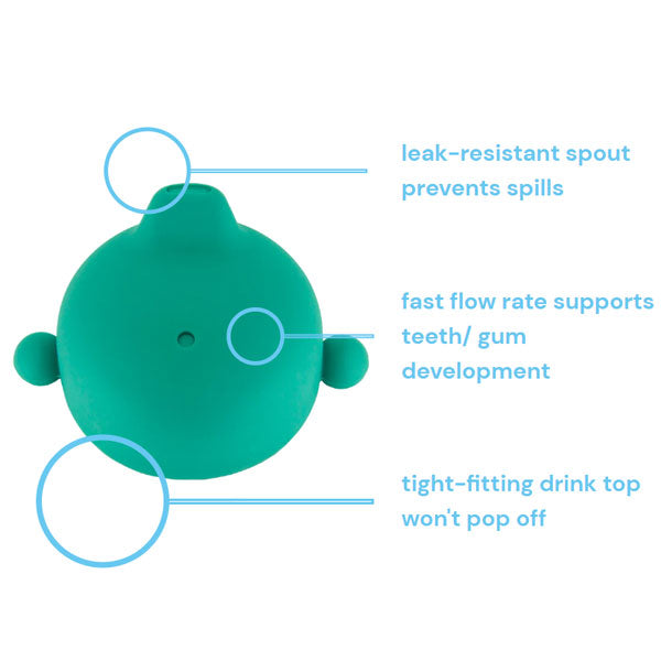 Pura my-my Sippy Cup Set of 2 -  Mint / Moss