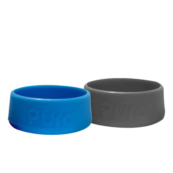 Pura Kiki Silicone Bumpers 2-pack Slate & Ocean Blue