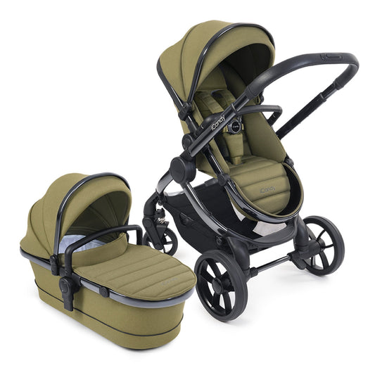 iCandy Peach 7 Combo Pram Set, Olive Green Phantom