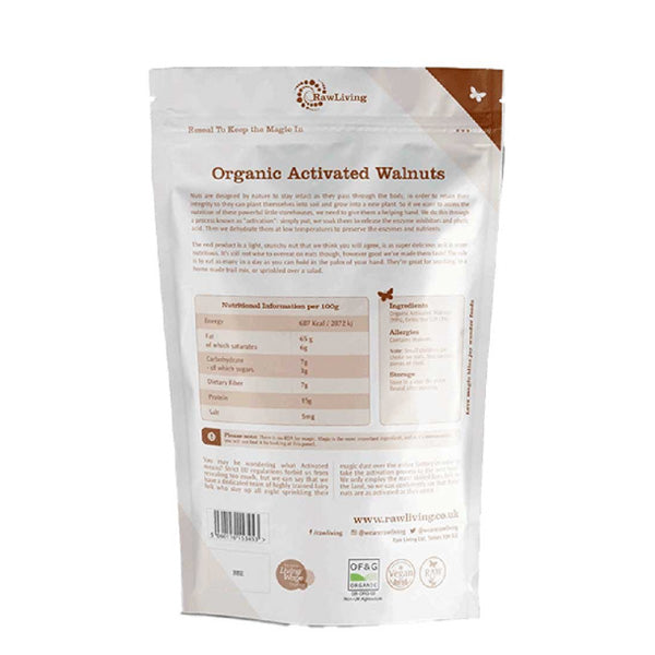 Raw Living Organic Activated Walnuts