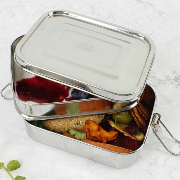 Slice of Green Buruni 2 Tier Lunchbox