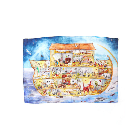 Sarah's Silks Noah's Ark Seek & Find Mini Playsilk