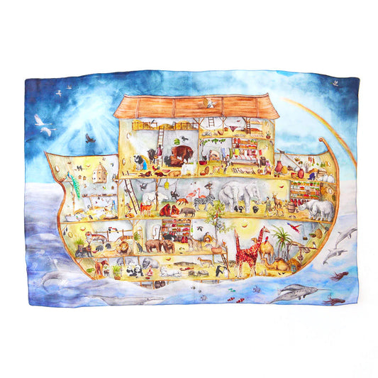 Sarah's Silks Noah's Ark Seek & Find Playsilk
