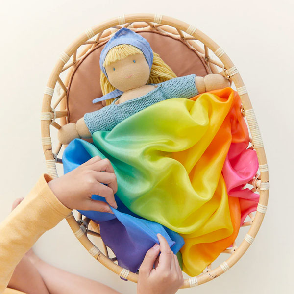 Sarah's Silks Enchanted Playsilks - Rainbow
