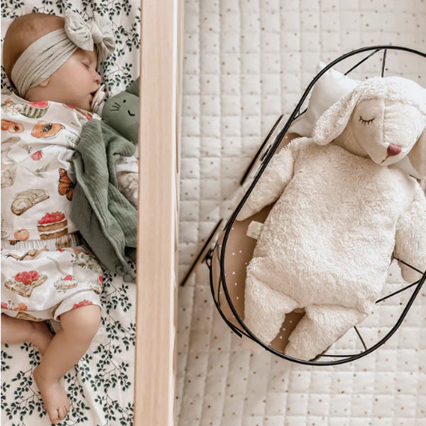 Senger Organic Sleepy Sheep Warming Pillow White