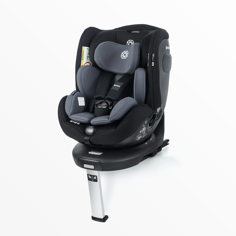 Amana Siena Twist+ 360 Spin ALL STAGE i-Size Car Seat - Graphite