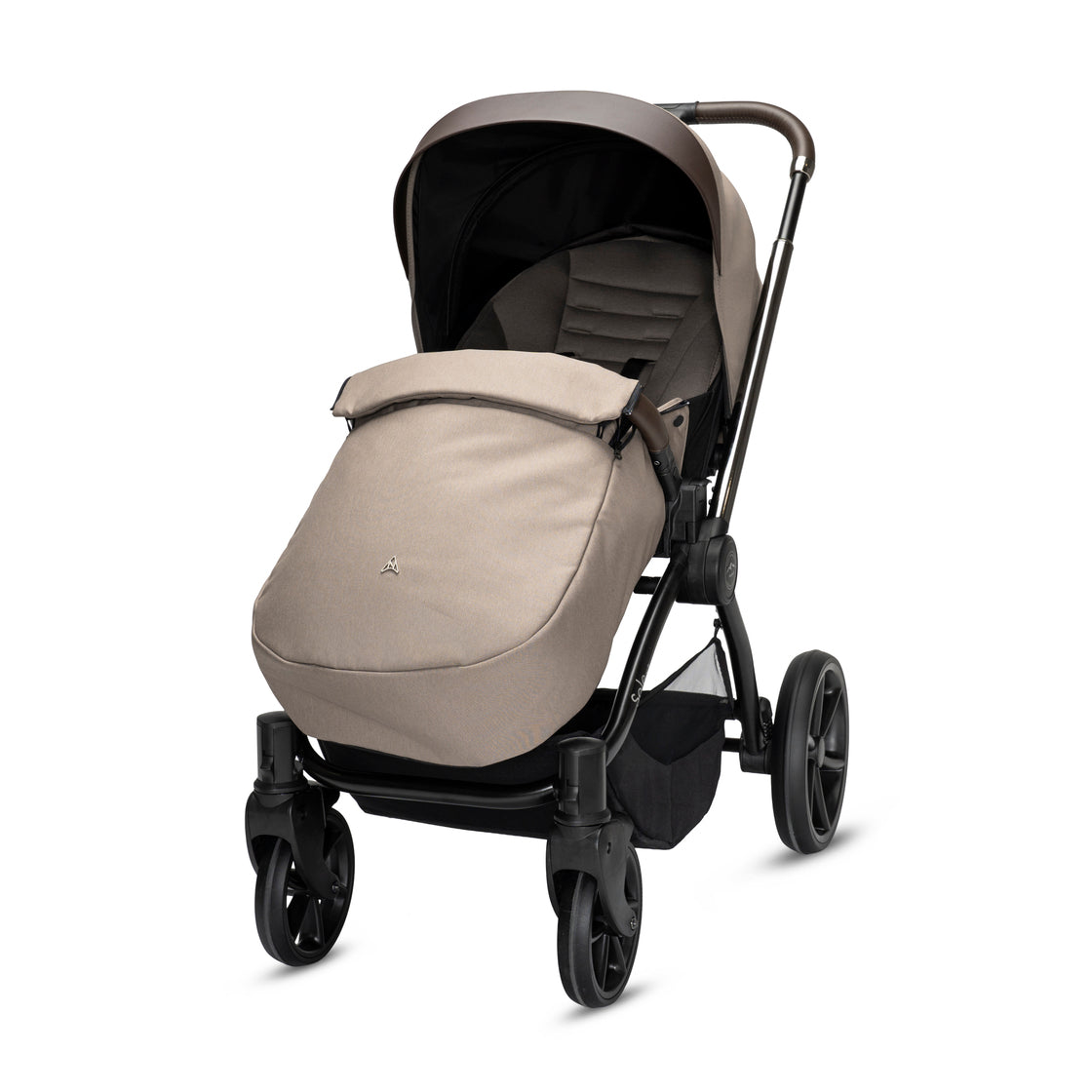 Noordi Sole V3 - 3in1 Travel System with ThermoCot Carrycot + Terra i-Size Car Seat, Arctic Mink