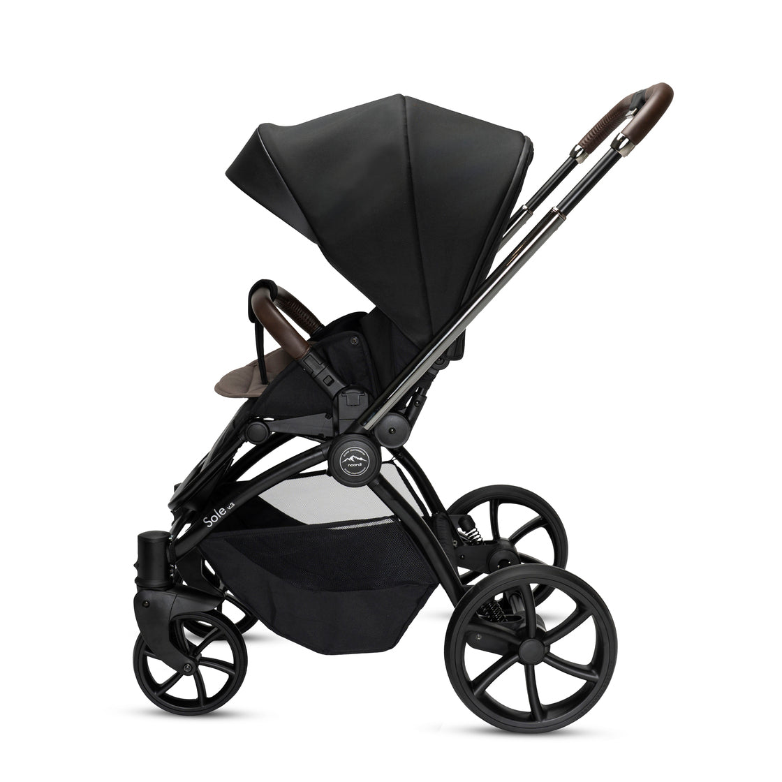 Noordi Sole V3 3in1 with Joie i-Snug2 Car Seat, Slate Black