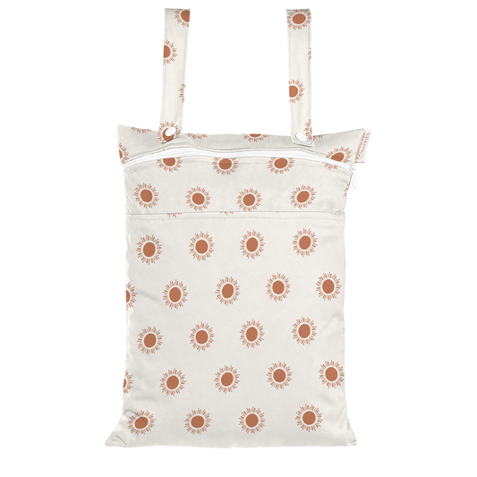 Out & About Double Pocket Nappy Wet Bag - Soleil