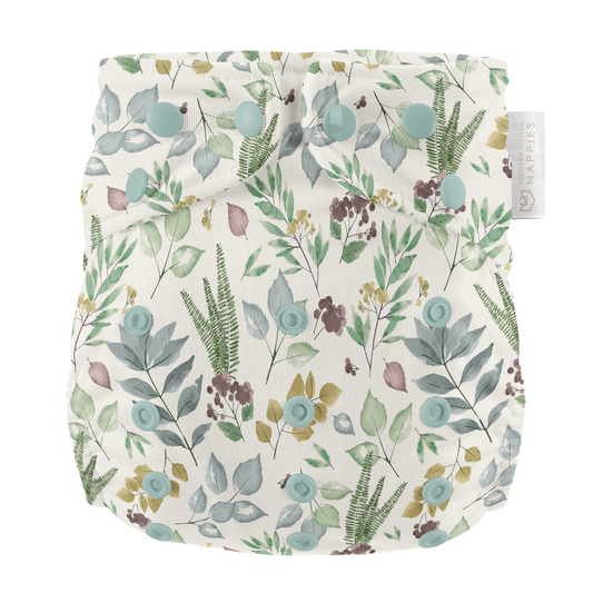 One Size All-In-One Reusable Cloth Nappy - Spring Awakening