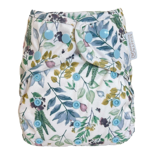 One Size Reusable Cloth Nappy Wrap - Spring Awakening