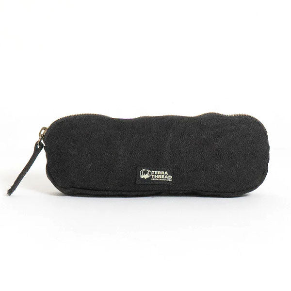 Terra Thread Bataí Organic Cotton Pencil Case Ivory Black