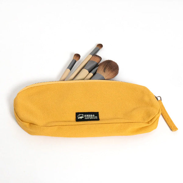 Terra Thread Bataí Organic Cotton Pencil Case Mustard