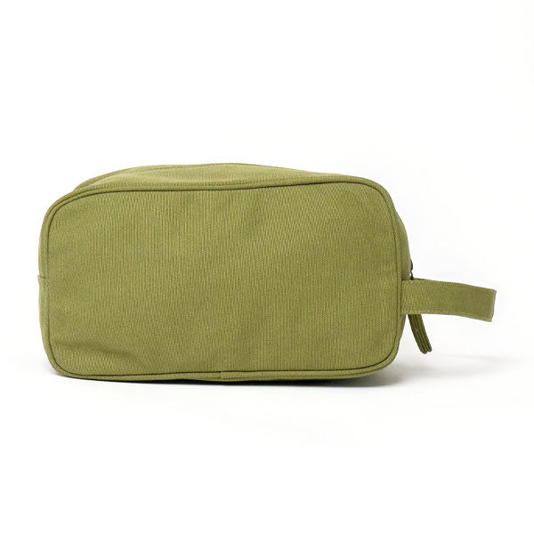 Terra Thread Organic Cotton Toiletry Bag Olive Green