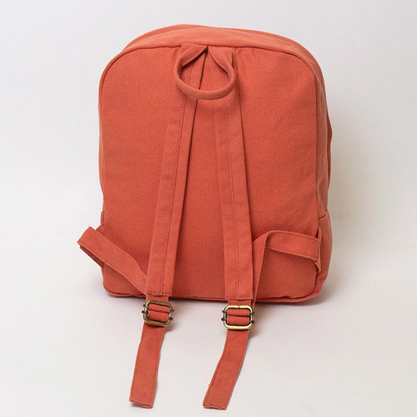Terra Thread Organic Cotton Zem Mini Backpack Burnt Orange