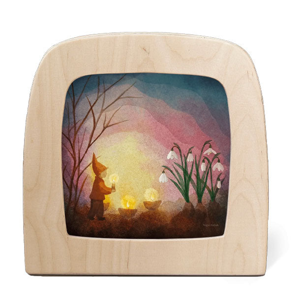 Toverlux Silhouette Vogel Geluk - Kindling Spring