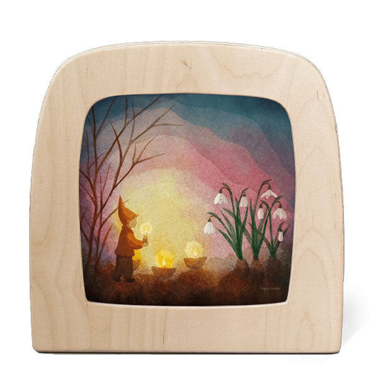 Toverlux Silhouette Vogel Geluk - Kindling Spring