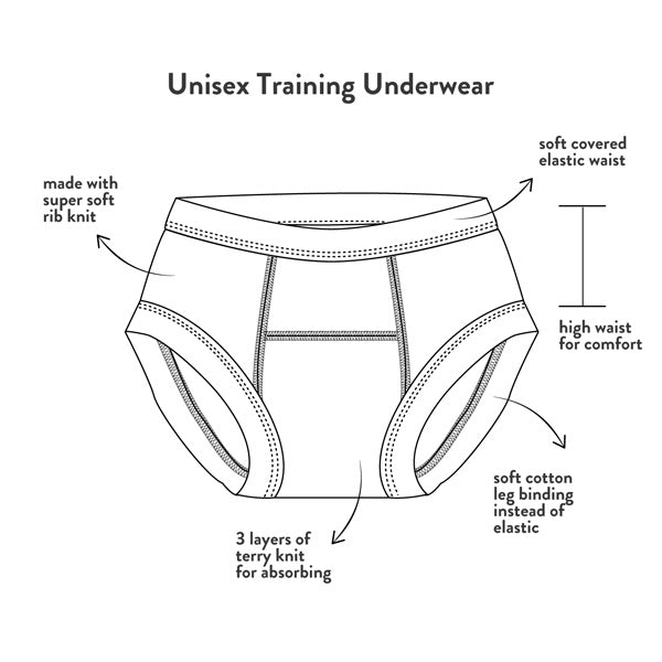 Organic Potty Training Pants Daisy 2 - 4 years