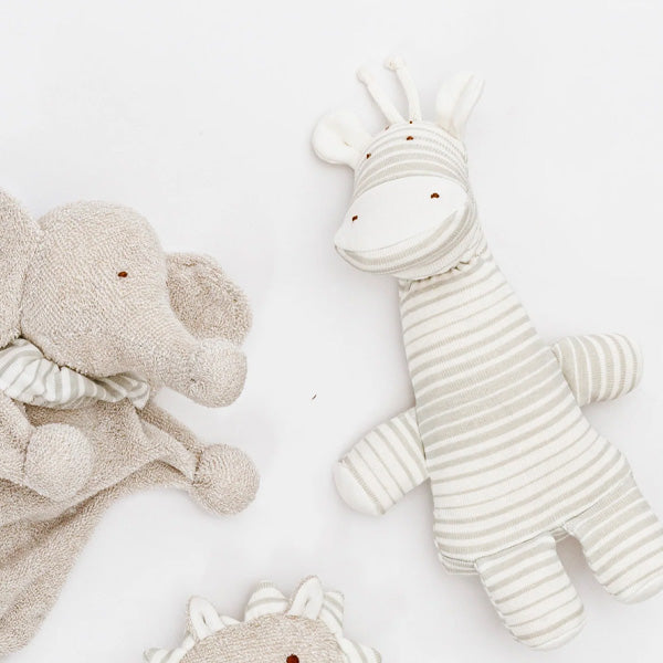 Ollie Organic Cotton Giraffe Toy