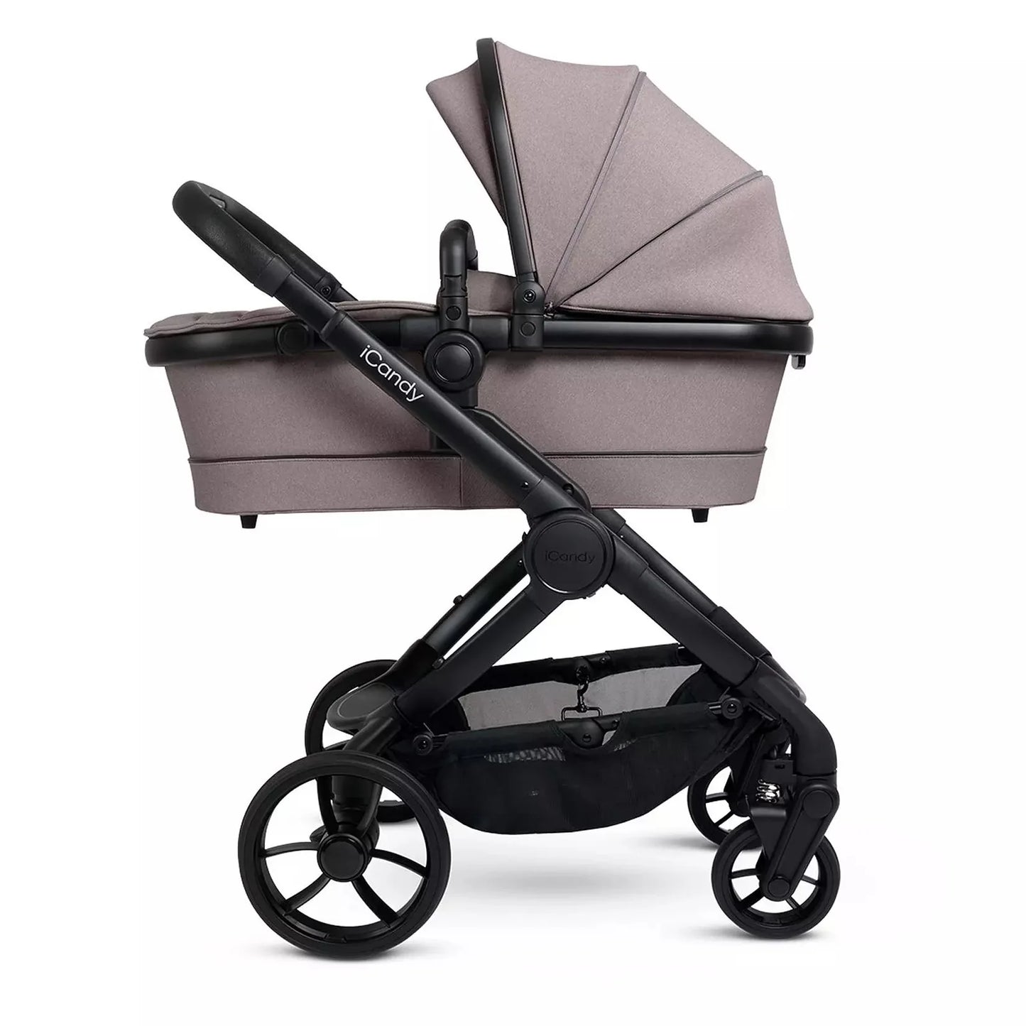 iCandy Peach 7 Complete Luxury Single to Double Pushchair & Travel System Ready Bundle, Porcini