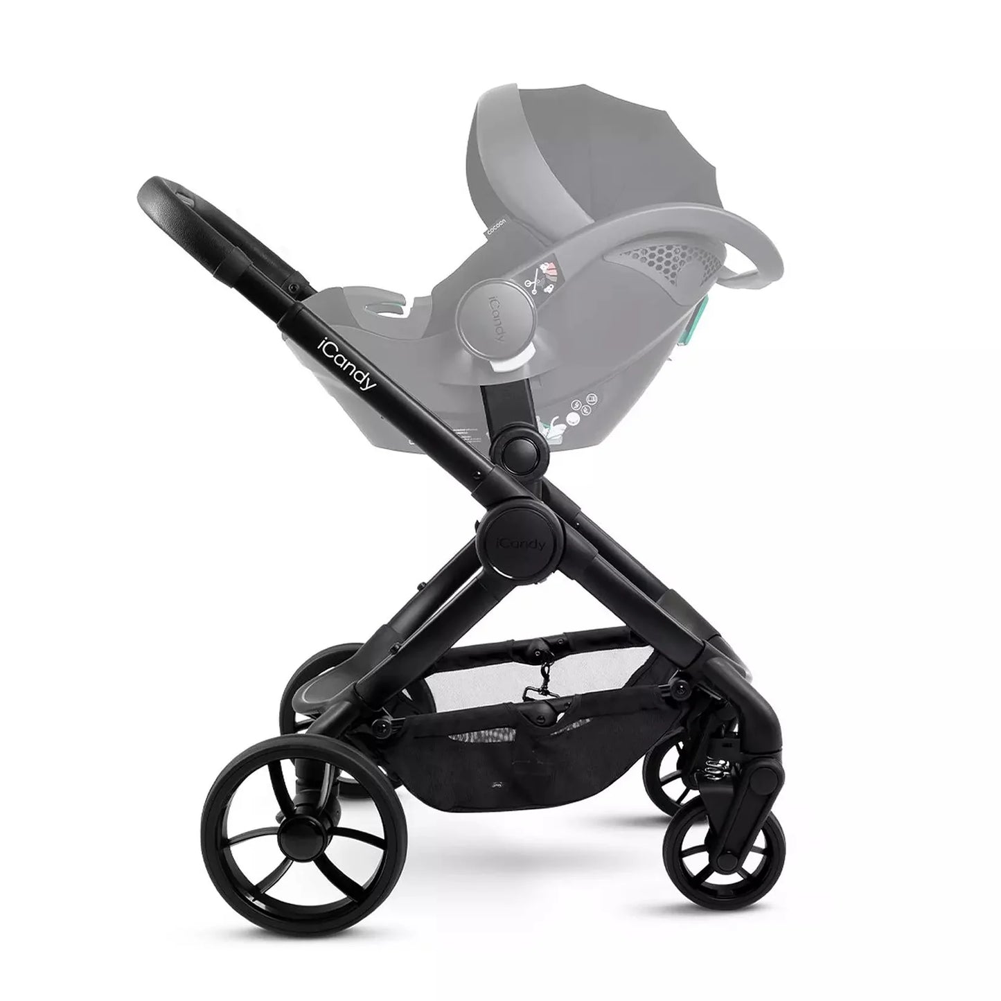 iCandy Peach 7 Complete Luxury Single to Double Pushchair & Travel System Ready Bundle, Porcini